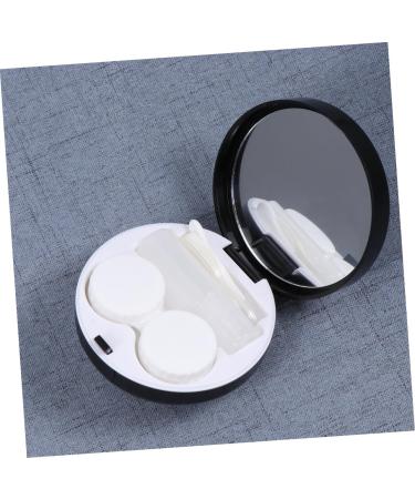 PartyKindom 3-Piece Invisible Contact Lens Case Set with Mirror - Colorful Lens Storage Box for Safe Travel - Buy Online on GoSupps.com