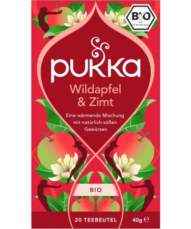 Pukka - Wild Apple & Cinnamon with Ginger Tea - 40g - Buy Online on GoSupps.com