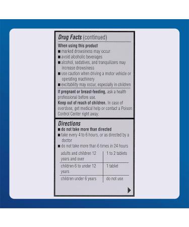 MAJOR Banophen Diphenhydramine HCI 25 mg Minitabs - Temporary Relief from The Symptoms of Hay Fever Common Cold and Upper Respiratory Allergies - Antihistamine Allergy Medicine - 100 Count (1 Pack) 100 Count (Pack of 1) - Buy Online on GoSupps.com