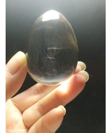 Natural Crystal Rough Rare Natural Clear Blue Rutiles Crystal Quartz Egg 2.28 Inch Spiritual Reiki yuebang - Buy Online on GoSupps.com