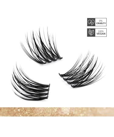 Lankiz 0.07 C Curl Individual Eyelashes - 12mm False Lash Extensions | 72 PCs Fluffy DIY Cluster Lashes for Stunning Home Application - Buy Online on GoSupps.com