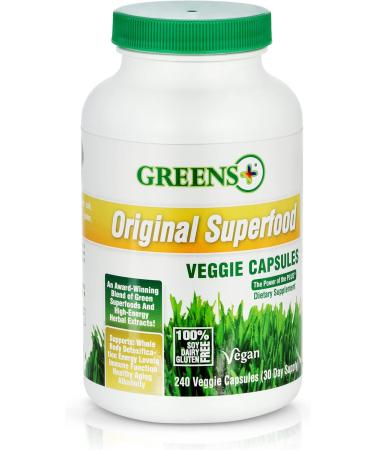 Greens+ Organic Reds Superfood Powder Organic Super Veggie Capsules - Buy Online on GoSupps.com