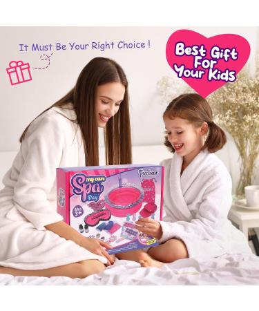 Kid Foot Spa & Nail Art Kit for Girls 5-12 Years | Manicure Pedicure Set, Nail Dryer, Nail Polish, Inflatable Foot Tub | Perfect Pamper Gift for Spa Sleepover Party - Buy Online on GoSupps.com