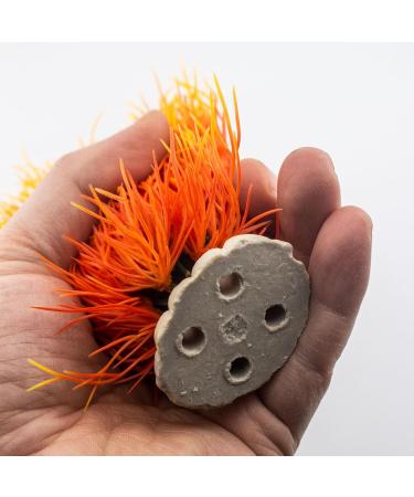 TAOMYPETS Orange Plastic Aquarium Plants | Coral Reef Ornaments for Fish Tanks - International Shipping Available - Buy Online on GoSupps.com