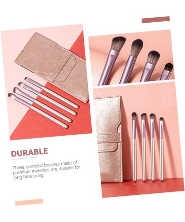 POPETPOP 4 Sets Eye Shadow Brush Set Eyeshadow Makeup Brush Girls Suit Cosmetic Eye Makeup Supplies Powder Applicator Blending Brush Girl's Eyeshadow Brush Tool Wooden Handle - Buy Online on GoSupps.com