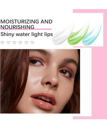 Plumping Lip Gloss - Moisturizing Glossy Lip Oil Tinted - Nourishing Hydrating Lip Glow Oil with Vitamin E - Lips Skin Care Lip Balm Long Lasting Clear Lipgloss Makeup (Green) 016 Green - Buy Online on GoSupps.com