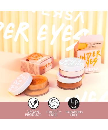ADVERSA Under Eye Translucent Powder 0.10oz - Face Makeup Setting Powder with Hyaluronic Acid & Vitamin E - Vegan & Cruelty-Free Sweet Caramel Shade - Buy Online on GoSupps.com