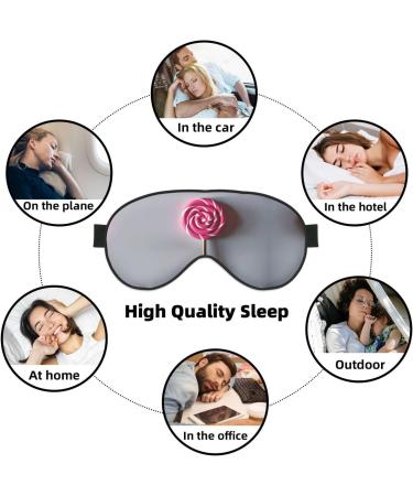 Lollipop Print Ultra-Soft Light-Blocking Eye Mask - Optimal Comfort & Restful Sleep | International Shipping Available - Buy Online on GoSupps.com