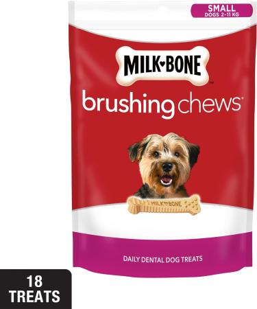 Milk-Bone Brushing Chews Dental Treats for Small Dogs Daily Oral Care 18 Treats (Pack of 5) 18 Treats (Pack of 5) 18 count (Pack of 5) - Buy Online on GoSupps.com