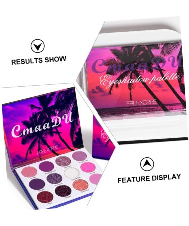 Healvian 1 Box Eyeshadow Palette Makeup Palette Makeup Supplies Woman Eyeshadow Pallet Makeup Pallet Plastic 1 count (Pack of 1) Colorful - Buy Online on GoSupps.com