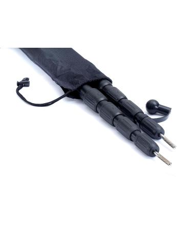 Green Elephant Telescoping Tarp Poles - Set of 2 | Adjustable & Lightweight Aluminum Tent Poles | Portable Replacement for Tarp | Black - Buy Online on GoSupps.com