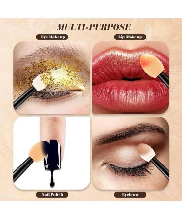 Nuhikap 500 Pcs Eyeshadow Applicators Disposable Eye Makeup Applicators Eye Makeup Brushes Eyeshadow Double Sided Applicators - Buy Online on GoSupps.com