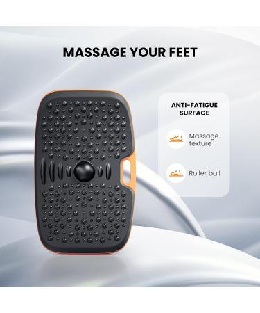 Anti Fatigue Balance Board | Standing Desk Mat | Ergonomic Design | Non-Slip | Wobble Board | Medium - Black - Buy Online on GoSupps.com