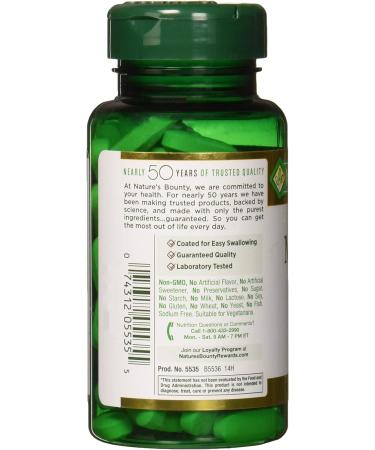 Nature's Bounty Magnesium 500 mg Tablets - 100 Count - Buy Online on GoSupps.com