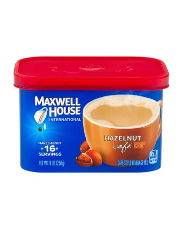 International Cafe Hazelnut Instant Coffee (9 oz Canisters Pack of 4)