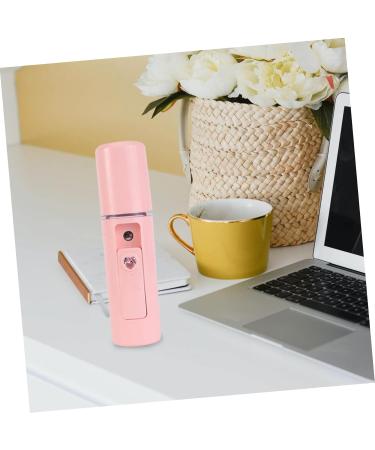 BELLIFFY 1pc Humidifier Makeup Device Face Sprayer Handheld Spray Device Mini Face Steamer USB Pink Abs - Buy Online on GoSupps.com