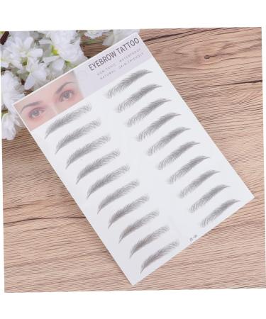 Housoutil 2pcs 3d Eyebrow Stickers Natural Eyebrow Shaper Artificial Eyebrow Water Proof Transfer Stickers 6d - Buy Online on GoSupps.com