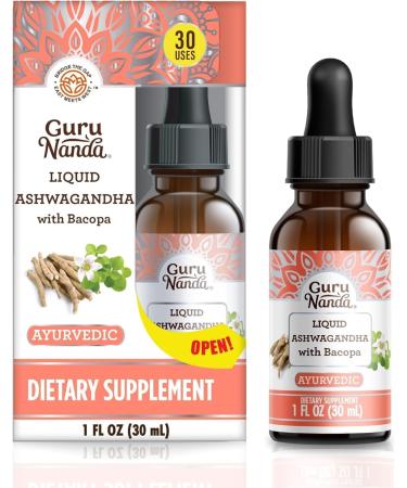 GuruNanda Wellness Bundle: Liquid Ashwagandha with Bacopa (1 Fl Oz) for Focus & Relaxation Support & Black Seed Oil (2 Fl Oz) with Vitamin D3 K2 & E for Immune Boosting - Vegan & Non-GMO - Buy Online on GoSupps.com