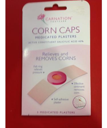 Carnation Footcare Corn Caps 5 pcs - Medicated Plasters for Corn Removal - Buy Online on GoSupps.com