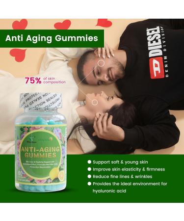 Wins Town Anti-Aging Gummies Promotes New Skin Cells Production Rejuvenation Anti-Wrinkle and Skin Firmness Support Lemon Flavor 60 Count - Buy Online on GoSupps.com