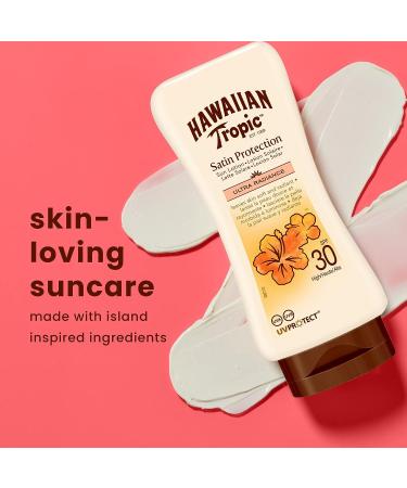 Hawaiian Tropic 180ml SPF 30 Satin Protection Sun Lotion - Buy Online on GoSupps.com