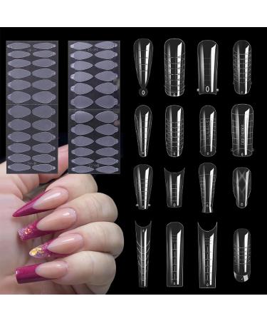 Dual Forms Nail Sticker Gel Extension Quick Building Dual Nail Forms Mould False Nail Tips Reusable Nail Molds French Manicure Tips Inner Mold Onlynery - Buy Online on GoSupps.com