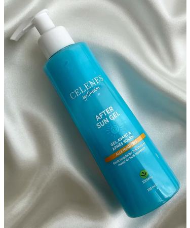 Celenes by Sweden Pre & After Sun Gel 200 ml All Skin Types - After Sun Milk in Refreshing Gel Moisturizing Soothing Postbiotic Regeneration Hydration Lasting Essential Minerals - Buy Online on GoSupps.com