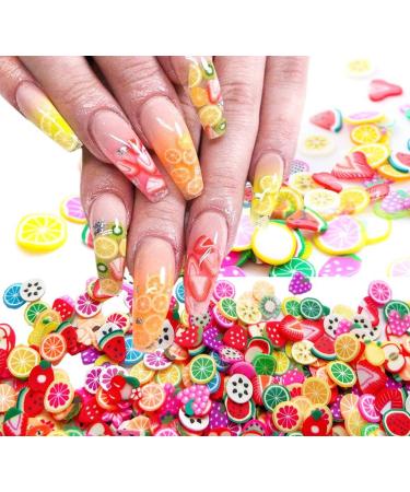 12,000 Pcs Fruit Slices Nail Art DIY Kit - 20 Styles for 3D Polymer & Cellphone Decorations - Buy Online on GoSupps.com