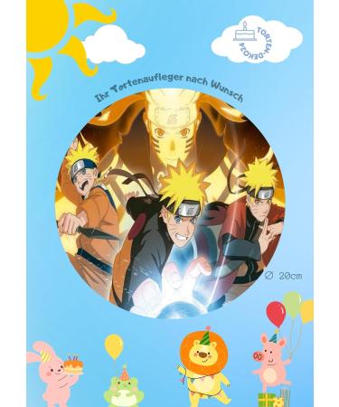 Fondant Cake Topper Birthday Naruto L10 - Buy Online on GoSupps.com