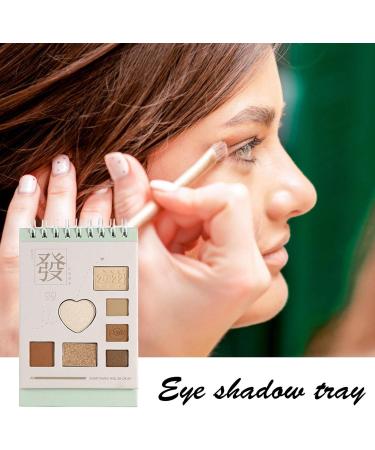 Natural Matte Eyeshadow Palette - Daily Eye Makeup Palette - 2 Shimmer Colors and 5 Matte Colors Combined Highly Pigmented Pressed Eye Shadow Makeup Pallet N/ / - Buy Online on GoSupps.com
