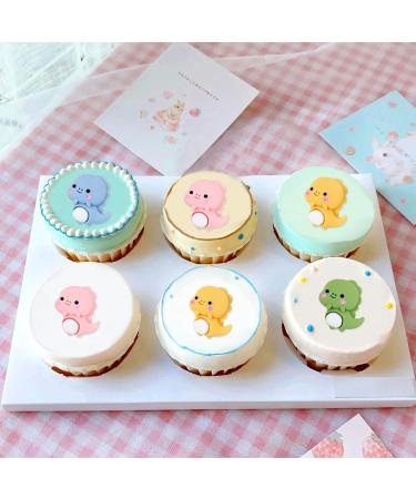 Keaziu 20 Pack Dinosaur Cupcake Toppers Baby Shower Cute Dinosaur Theme Baby Boy Dinosaur Birthday Party Cake Decorations Supplies - Buy Online on GoSupps.com