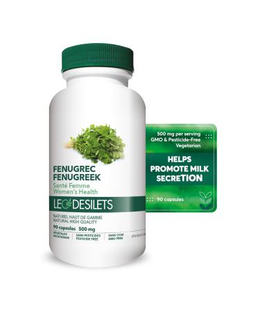 L o D silets Fenugreek 500 mg Capsules | Promotes Milk Secretion & Healthy Glucose Levels | 90 Vegetable Capsules | Non-GMO Gluten-Free