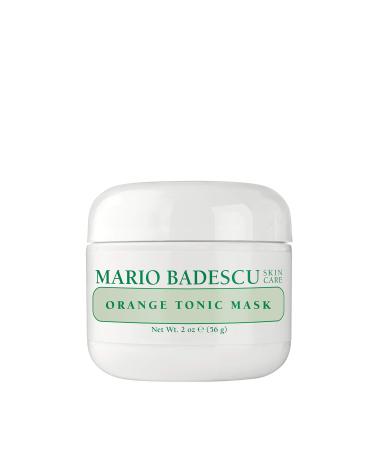 Mario Badescu Orange Tonic Mask for Combination Oily Sensitive Skin Face Mask with Kaolin Clay & AHAs That Deeply Cleanses Pores Reduces Excess Shine 2 Fl Oz