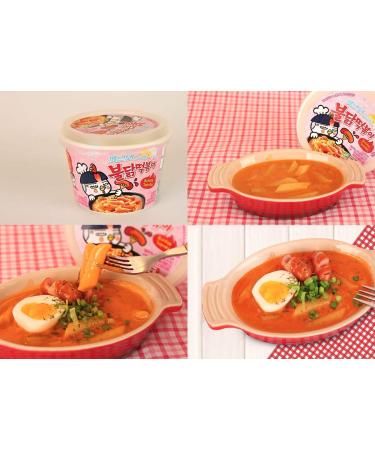 Samyang Carbo Bulldark Spicy Chicken Roasted Tteokbokki 6.52 oz (Pack of 3) - Korean Spicy Tteokbokki for Overseas Delivery - Buy Online on GoSupps.com