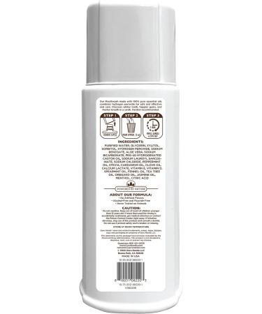 GuruNanda Oxyburst Teeth Whitening Mouthwash - 20 Fl.Oz. Wild Mint - Alcohol & Fluoride Free | Dentist Recommended Mouth Rinse with Essential Oils - Vitamin D & E | Pack of 1 - Buy Online on GoSupps.com