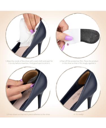 8 Pairs Sponge Heel Pads | Self-Adhesive Comfortable Foot Care Cushions | Brown Heel Shoe Insoles for International Shipping - Buy Online on GoSupps.com