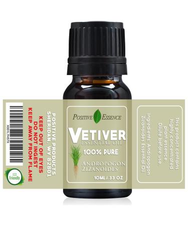 100% Pure Vetiver Essential Oil - Organic Relaxation Oil for Diffusers Farm-Fresh from Thailand 10ml - Buy Online on GoSupps.com