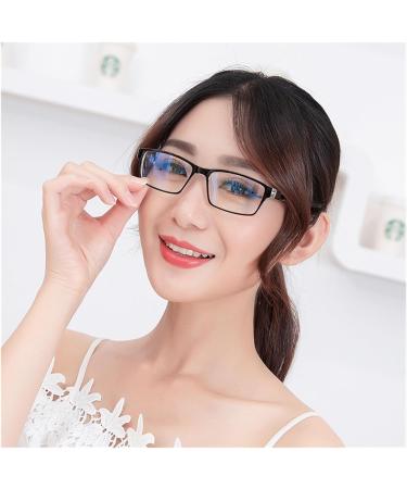 Buy IYNWBJTS 2823 Finished Myopia Glasses 100 to 600 Degrees | Red Transparent Eyewear for Clear Vision - Buy Online on GoSupps.com