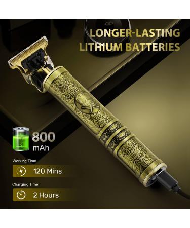 Electric Cordless Hair Clippers Beard Trimmer Set - Rechargeable T Blade Kit for Barbers and Home Use - Zero Gapped - USB Rechargeable - Perfect Gift for Men - Buy Online on GoSupps.com