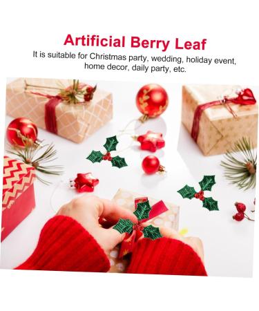 GRIRIW 100pcs Wrapping Hair Bows Dreses Vase Sew on Badge Sew on Applique Patches Red Berries Berry Green Size 2 - Buy Online on GoSupps.com