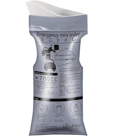 Car Disposables Urine Bag 700ml Portable Urine Bag with Sealed Strip Tight Seal No Odor Vomit Bags Portable Throw Up Bags for Travel Grey (Powder) - Buy Online on GoSupps.com