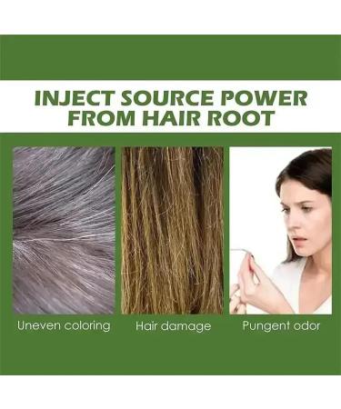 Coloration capillaire douce base de plantes application rapide avec masque id ale pour les personnes de tous ges et pour couvrir efficacement les cheveux gris (Rouge) - Buy Online on GoSupps.com