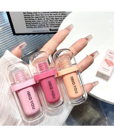 3Pcs Watery Lip Gloss Set | Long-lasting Moisturizing Liquid Lipstick | Vivid Color & Glossy Finish | Waterproof Plump Lip Stain - Buy Now - Buy Online on GoSupps.com