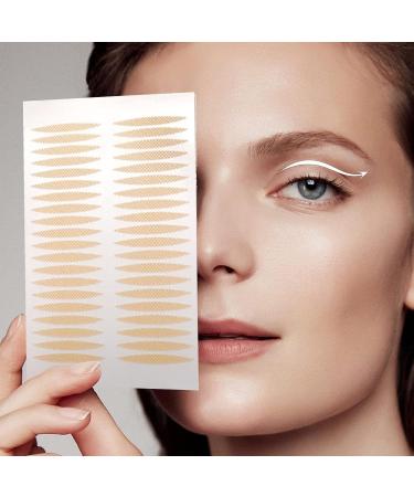 Eyelid Tape - Invisible Double Eyelid Tape | Lace Eyelid Lifter Strips Natural Fiber Waterproof Eye Lid Stickers for Droopy Lids - Buy Online on GoSupps.com