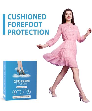 PerseveranX Metatarsal Pads for Women - 2 Pairs Premium Foot Cushions for High Heels - Ball of Foot Inserts for Heel Pain Relief - Buy Online on GoSupps.com