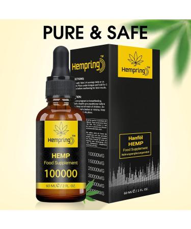 Premium High Strength Natural Oil 100000mg 60ML | Vegan & Vegetarian Friendly | Made in USA - Buy Online on GoSupps.com