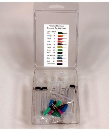 Creative Hobbies 5ml Glue Applicator Syringe with 15 Gauge Precision Tip - Pack of 10 - Buy Online on GoSupps.com