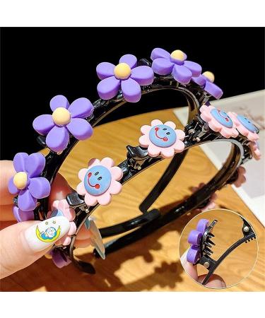 Sweet Princess Hairstyle Hairpin Set - 9pcs Double Layer Cartoon Headbands for Women & Girls - Buy Online on GoSupps.com