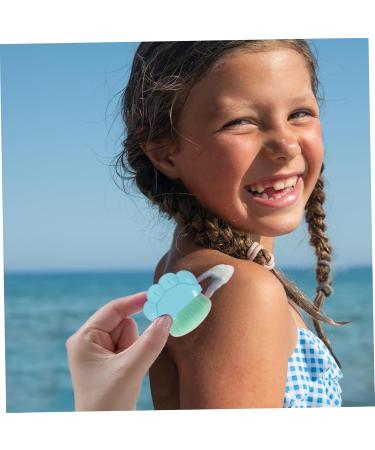 2 Packs Kids Sunscreen Applicator Brush Soft Bristle Cute Paw Sunscreen Brush with Case No Absorb Loition Sun Lotion Traceless Applicator Even Apply Baby Sunscreen Applicator - Buy Online on GoSupps.com