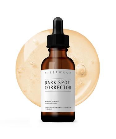 Asterwood Dark Spot Corrector for Face Serum - with Radianskin - with Tranexamic Acid Kojic Acid Glycolic Acid & Salicylic Acid - 1 Fl Oz 1 Fl Oz (Pack of 1)